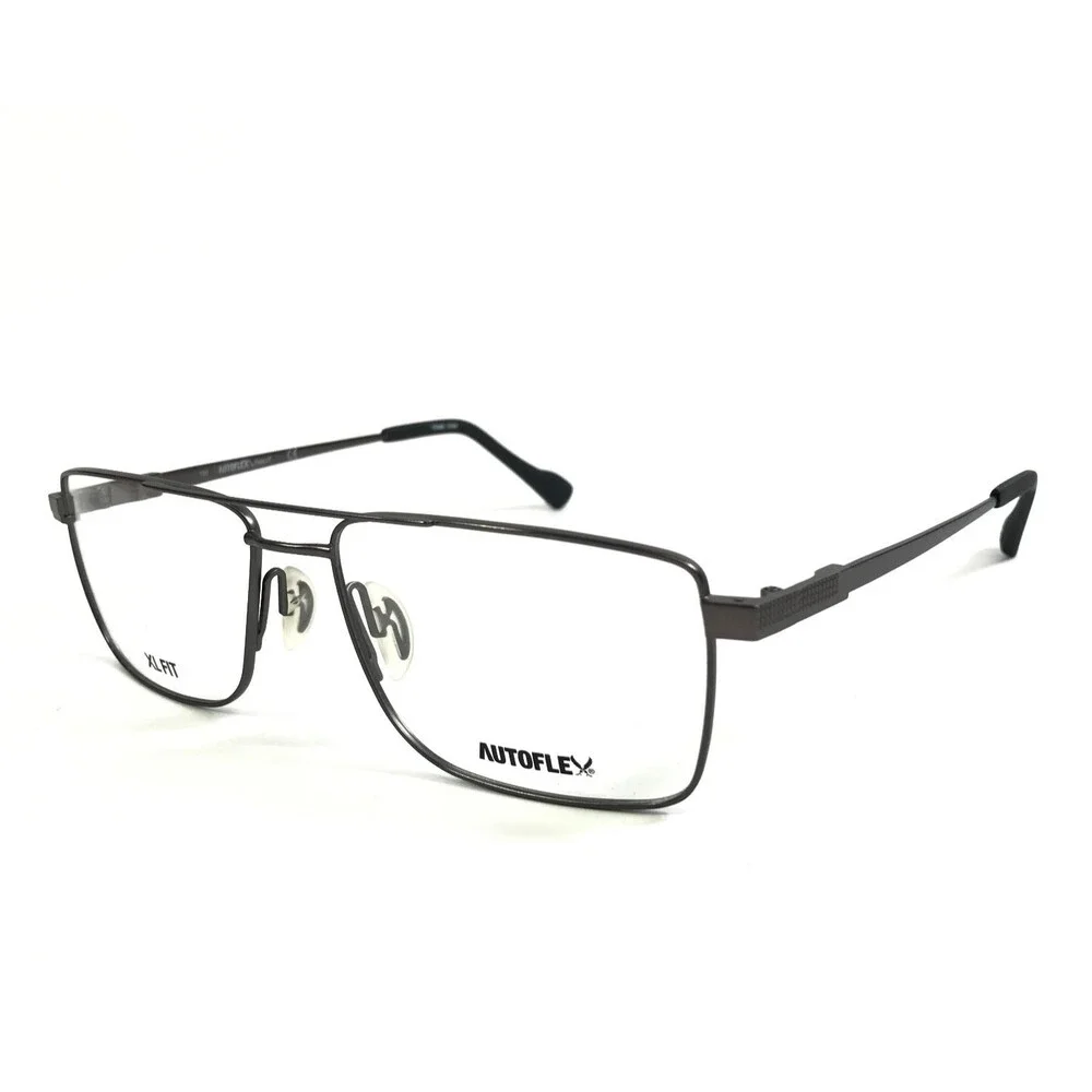 Autoflex by Flexon Eyeglasses Frames 109 033 Gunmetal Gray Full Rim 58-17-150